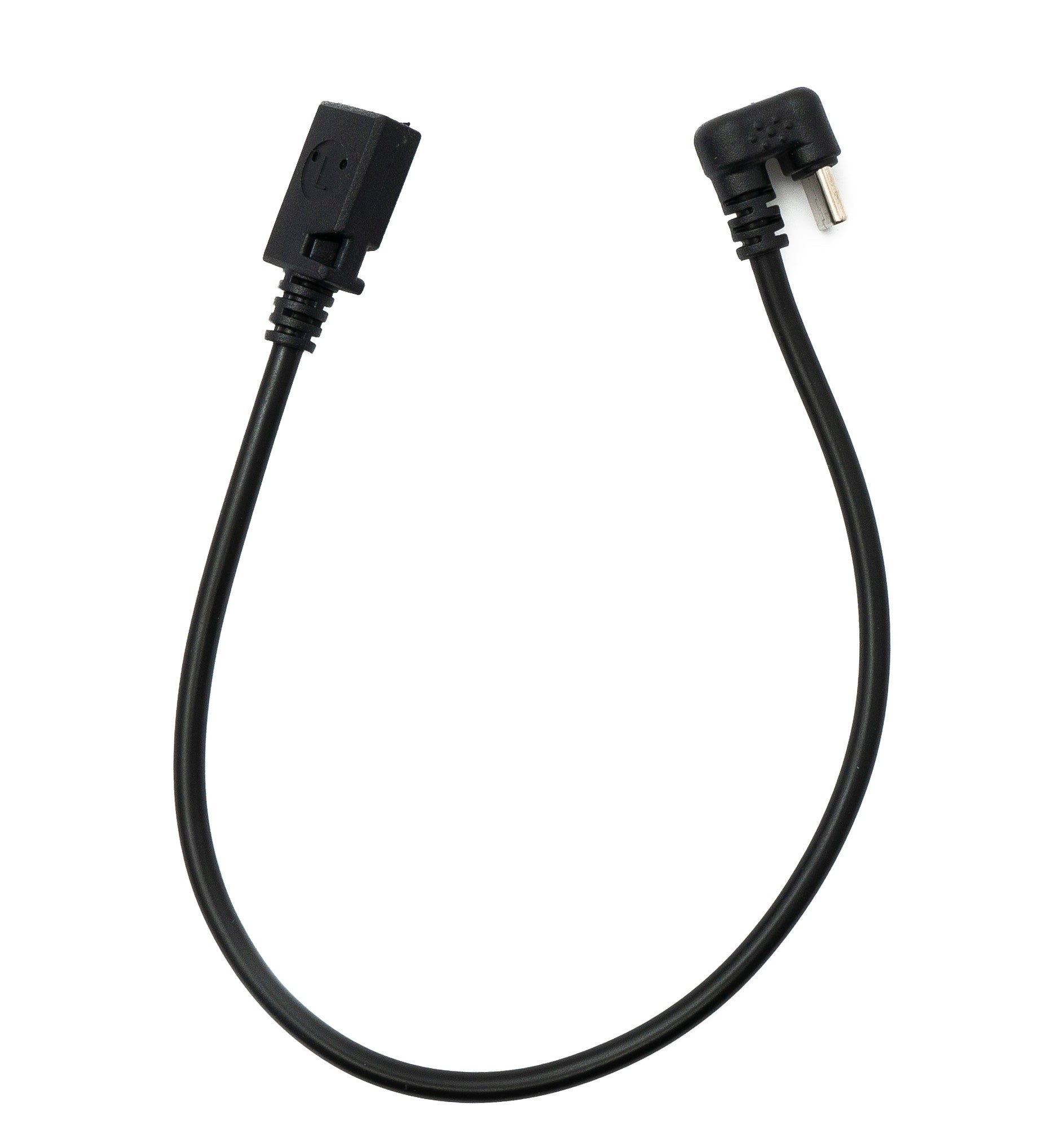 SYSTEM-S USB 2.0 Kabel, 30 Cm, Micro-B Auf A Mit Winkelstecker – Schnelles Laden & Daten