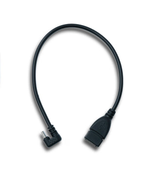 SYSTEM-S USB 3.1 Kabel 30 cm Typ C Stecker zu 2.0 A Buchse 180° U Turn Winkel Adapter