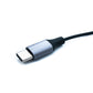 Écouteurs intra-auriculaires mono SYSTEM-S 120 cm Connecteur USB 3.1 Type C Microphone