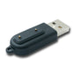 SYSTEM-S USB 2.0 Adapter für Samsung Galaxy Fit3 Smartwatch Ladeadapter in Schwarz