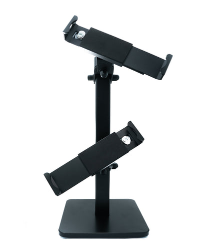 SYSTEM-S table stand dual 360° rotatable 180° tiltable holder lockable for tablets from 8.0" to 11.0" 