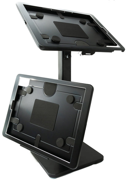 SYSTEM-S Tischständer Dual 360° drehbar 180° neigbar Halterung abschließbar für iPad Pro 5 4 3 (2021 2020 2018)