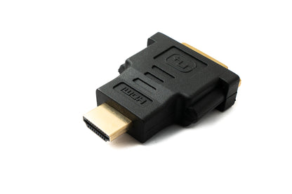 SYSTEM-S DVI D adapter 24 + 1 socket to HDMI 1.4 standard plug gold-plated 2K 30 Hz Full HD 144 Hz cable