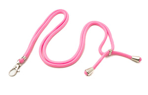 Bandoulière avec passant de cou pour étui de smartphone en nylon en rose