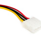 SYSTEM-S SATA Kabel 20 cm 15Pin Stecker zu IDE 4Pin Molex Adapter für Festplatte Laufwerke