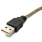 SYSTEM-S USB 2.0 Kabel 10 m Typ A Stecker zu Buchse Kabel in Grau