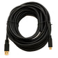 SYSTEM-S USB 3.1 Kabel 12 m Typ C Stecker zu 3.0 A Stecker Repeater Adapter 5 Gbit/s 100W in Schwarz