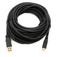 SYSTEM-S USB 3.1 Kabel 8 m Typ C Stecker zu 3.0 A Stecker Adapter 5 Gbit/s 100W in Schwarz