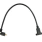 SYSTEM-S USB 3.1 Gen 2 Kabel 30 cm Typ C Stecker zu Buchse Doppel Schraube Up Down Angled Winkel