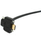 SYSTEM-S USB 3.1 Gen 2 Kabel 60 cm Typ C Stecker zu Buchse Doppel Schraube Up Down Angled Winkel