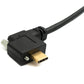 Câble SYSTEM-S USB 3.1 Gen 2 2 m Type C mâle vers femelle simple vis angle gauche droit