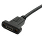 Câble SYSTEM-S USB 3.1 Gen 2 2 m Type C mâle vers femelle simple vis angle gauche droit
