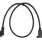 Câble SYSTEM-S USB 3.1 Gen 2 60 cm Type C mâle vers femelle simple vis angle gauche droit