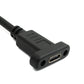 Câble SYSTEM-S USB 3.1 Gen 2 60 cm Type C mâle vers femelle simple vis angle gauche droit