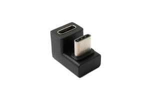 SYSTEM-S USB 3.1 Adapter Type C Male to Female U Turn 180° Angle Cable 5 Gbit/s 100W