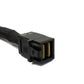 SYSTEM-S SFF-8643 Kabel 50 cm Mini SAS HD Stecker zu Stecker High Density geflochten für Festplatte