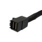 SYSTEM-S SFF-8643 cable 50 cm Mini SAS HD male to male High Density braided for hard drive