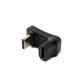 SYSTEM-S USB 3.1 Gen 2 Type C Adapter Male to Female U Turn 180° Angle Cable 10 Gbit/s 100W for Steam Deck 