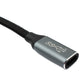 SYSTEM-S USB 3.1 Gen 2 Typ C Kabel 100 cm Stecker zu Buchse 10 Gbit/s 100W Winkel Adapter