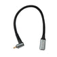 SYSTEM-S USB 3.1 Gen 2 Type C Cable 25 cm Male to Female 10 Gbit/s 100W Angle Adapter