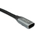 SYSTEM-S USB 3.1 Gen 2 Typ C Kabel 25 cm Stecker zu Buchse 10 Gbit/s 100W Winkel Adapter