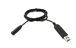 PCsensor Audio Kabel 100 cm Klinke 3.5 mm 2 polig Buchse zu USB 2.0 Typ A Stecker AUX Adapter in Schwarz