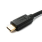 SYSTEM-S USB 3.1 Gen 2 Type C Cable 30 cm Male to Male 10 Gbit/s 100W Scratch Protection Angle Adapter