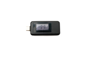 SYSTEM-S USB 3.1 Multimeter Spannung Watt Leistung Messgerät Typ C Tester in Schwarz