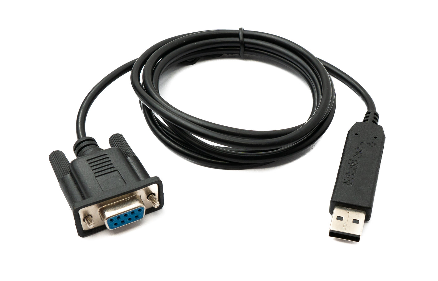 PCsensor USB 2.0 cable 150 cm type A to RS232 DB9 socket CH340 chip adapter in black