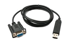 PCsensor USB 2.0 Kabel 150 cm Typ A zu RS232 DB9 Buchse CH340 Chip Adapter in Schwarz