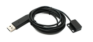 PCsensor USB 2.0 Kabel 2 m Typ A Stecker zu Magnet HID MS23 Adapter Schalter in Schwarz