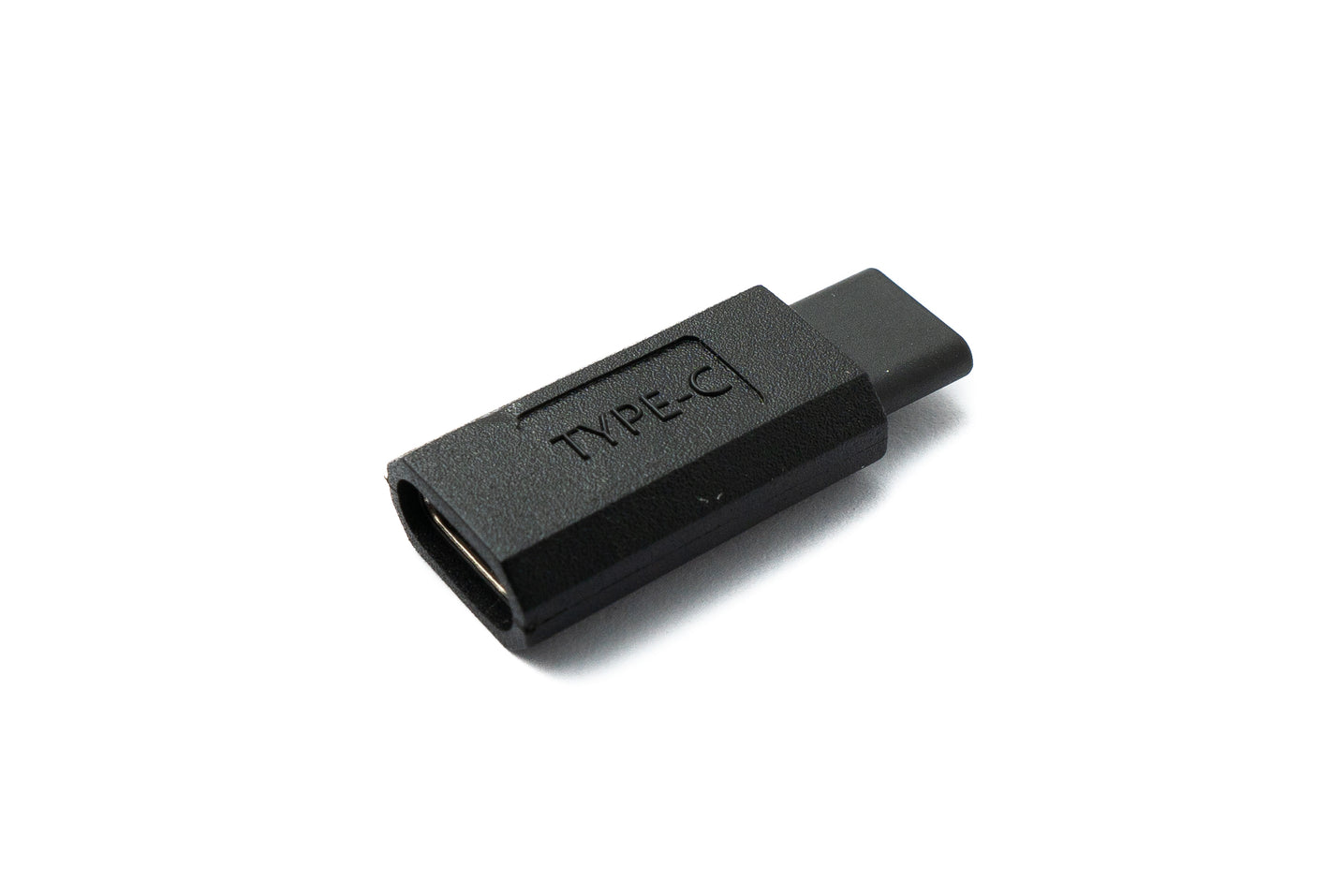 SYSTEM-S USB 3.1 Gen 2 Adapter Typ C Stecker zu Buchse 10 Gbit/s 100W Kratz Schutz Kabel in Schwarz