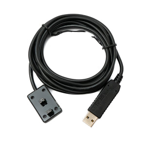 PCsensor USB 2.0 Kabel 2 m Typ A Stecker zu Photoelektrischer Infrarot Licht Schranke Sensor Adapter in Schwarz