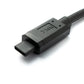 SYSTEM-S USB 3.1 Gen 2 Typ C Kabel 30 cm Stecker zu Buchse 10 Gbit/s 100W Kratz Schutz Winkel Adapter