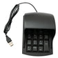 SYSTEM-S Numpad Number Pad Anti Peeping 19 Keys USB 2.0 Type A Keyboard with Privacy Screen