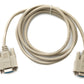 SYSTEM-S D Sub null modem cable 150 cm 9 pin female to female RS232 DB9 adapter in grey