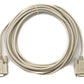 SYSTEM-S D Sub null modem cable 5 m 9 pin female to female RS232 DB9 adapter in grey