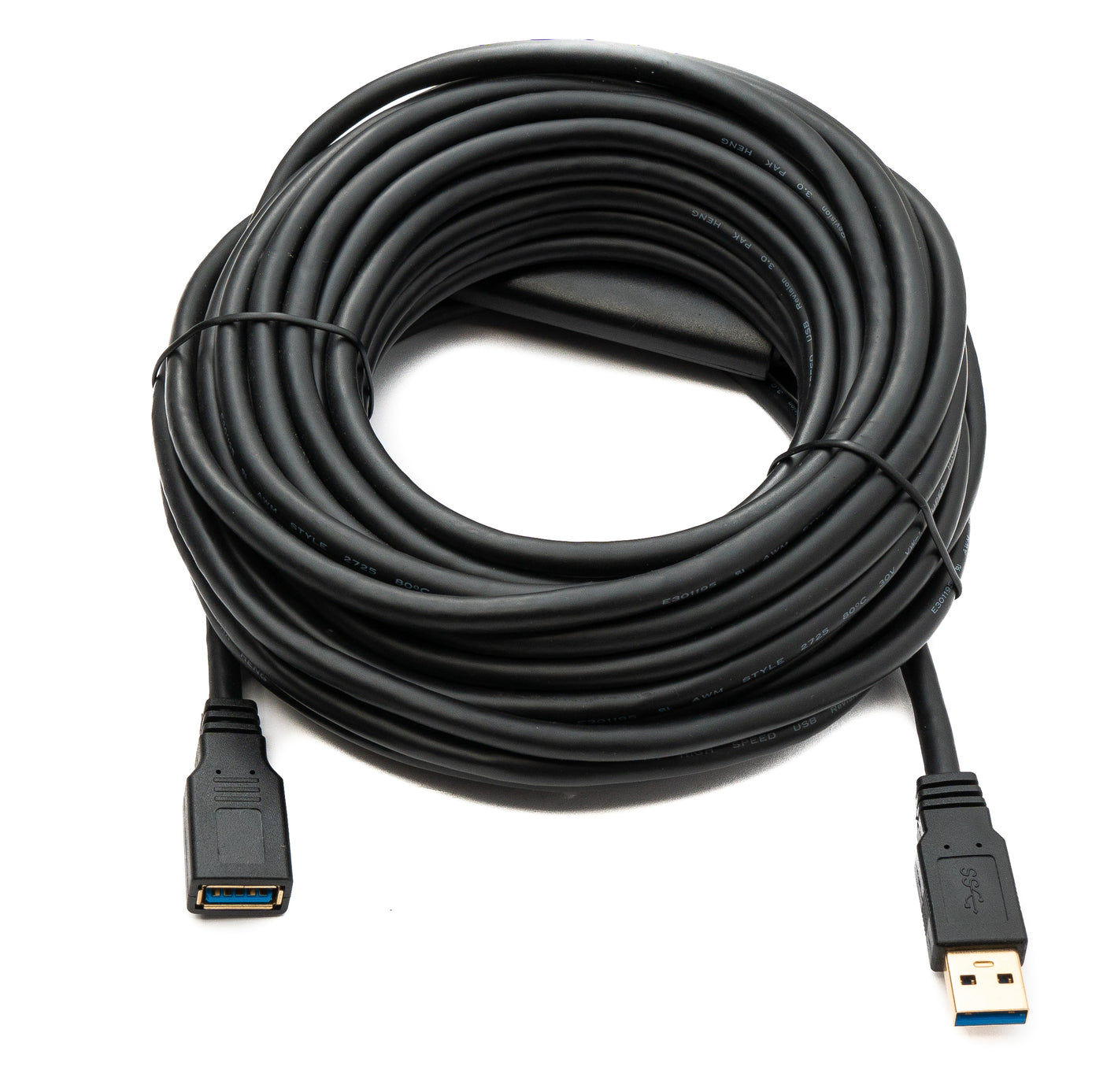 Câble SYSTEM-S USB 3.0 12 m Adaptateur Type C mâle vers femelle 5 Gbit/s 85695603