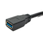 SYSTEM-S USB 3.0 Kabel 12 m Typ C Stecker zu Buchse 5 Gbit/s Adapter 85695603