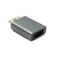 SYSTEM-S USB 3.0 Adapter Micro B Stecker zu 3.1 C Buchse Kabel 5 Gbit/s 100W in Grau