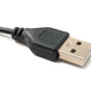 SYSTEM-S USB 2.0 cable 80 cm charging cable for Philips shaver 5 V to 4.3 V adapter in black 