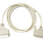 SYSTEM-S D Sub Kabel 150 cm 25 Pin Stecker zu 36 Pin Buchse DB25 CN36 Adapter in Grau