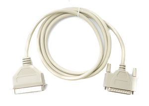 SYSTEM-S D Sub Kabel 150 cm 25 Pin Stecker zu 36 Pin Buchse DB25 CN36 Adapter in Grau