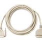 SYSTEM-S D Sub Kabel 3 m 25 Pin Stecker zu 36 Pin Buchse DB25 CN36 Adapter in Grau