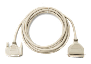 SYSTEM-S D Sub Kabel 3 m 25 Pin Stecker zu 36 Pin Buchse DB25 CN36 Adapter in Grau