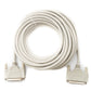 SYSTEM-S D Sub Kabel 10 m 25 Pin Stecker zu Buchse RS530 DB25 Adapter in Grau