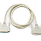 SYSTEM-S D Sub Kabel 150 cm 25 Pin Stecker zu Buchse RS530 DB25 Adapter in Grau