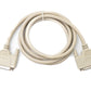 SYSTEM-S D Sub Kabel 150 cm 25 Pin Stecker zu Stecker RS530 Adapter in Grau