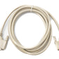 SYSTEM-S D Sub Kabel 3 m 25 Pin Stecker zu Stecker RS530 Adapter in Grau