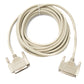 SYSTEM-S D Sub Cable 5 m 25 Pin Male to Male RS530 Adapter in Gray